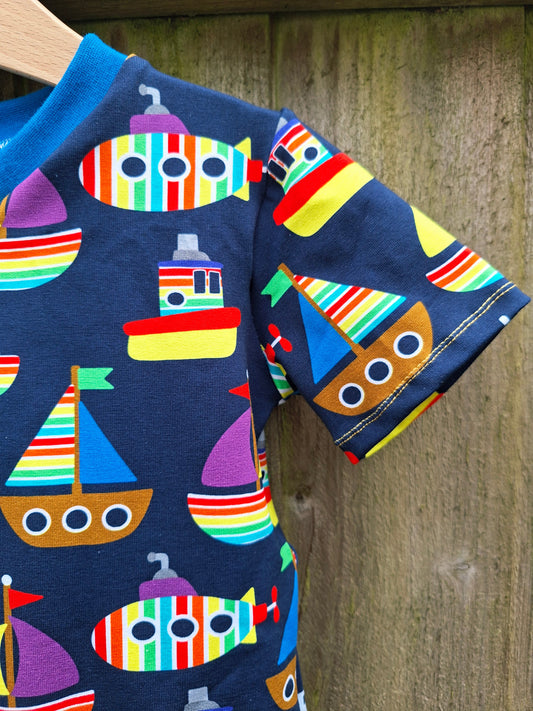 Rainbow Boats Tee
