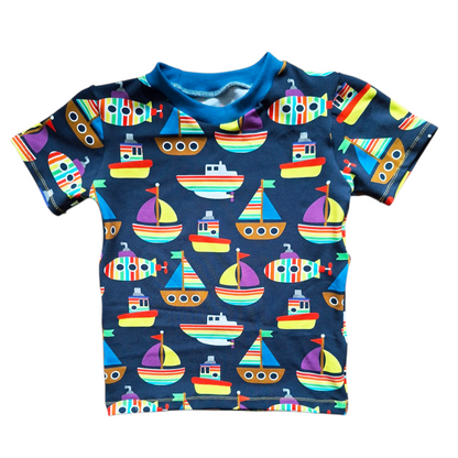 Rainbow Boats Tee